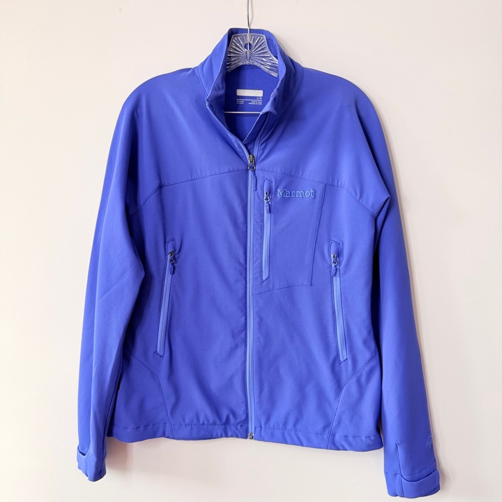 MARMOT Purple Tempo Softshell Performance Full Zip Outdoor Heritage Jacket LARGE